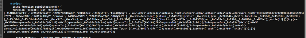 Obfuscated JavaScript Code