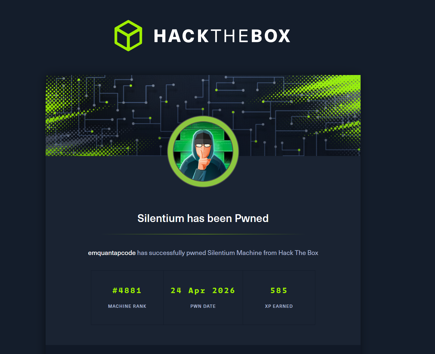 Silentium Machine - HTB